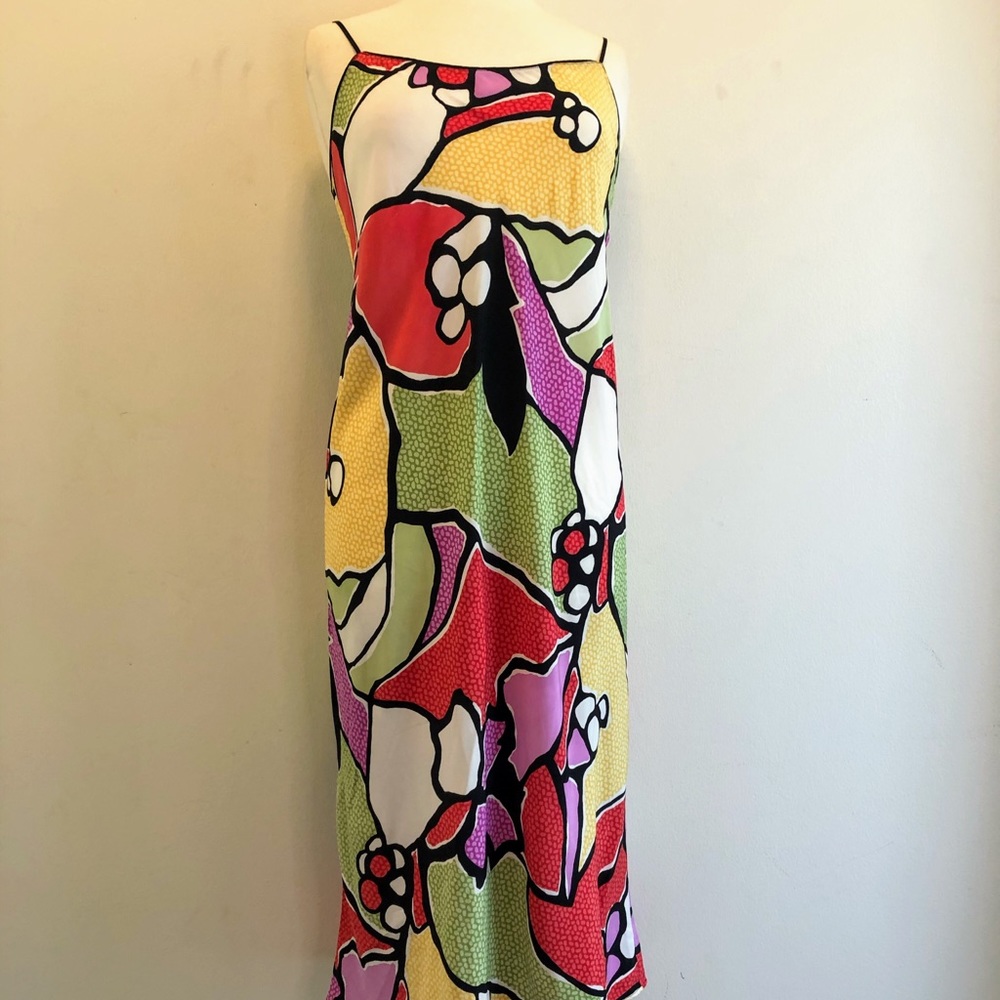 Vintage Natiori Nightgown Slip dress Multicolor